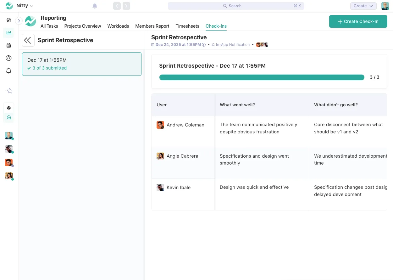 Screenshot illustrating Automatizar Standups