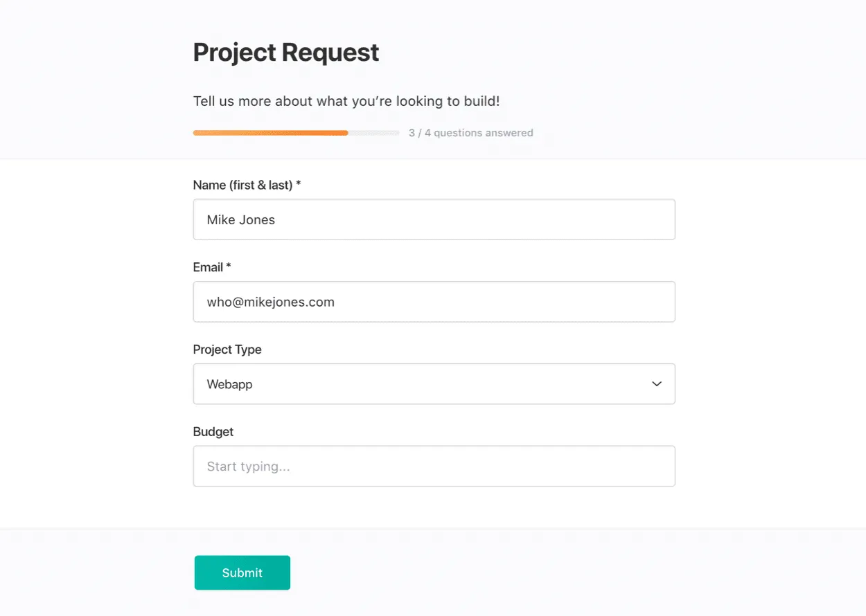 Screenshot illustrating Share Forms