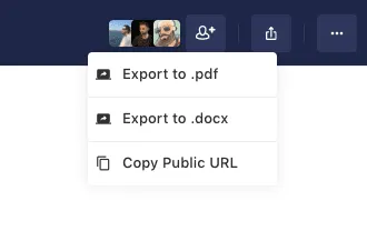 Share plans and updates quickly