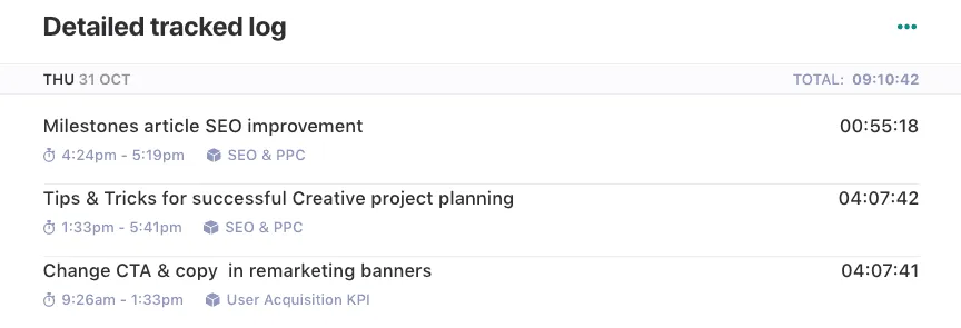 Make every action accountable