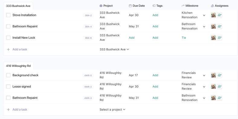 Nifty’s My Tasks