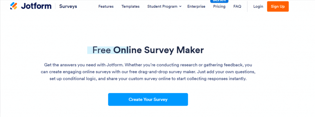 Free Online Survey Maker, Questionnaire Creator