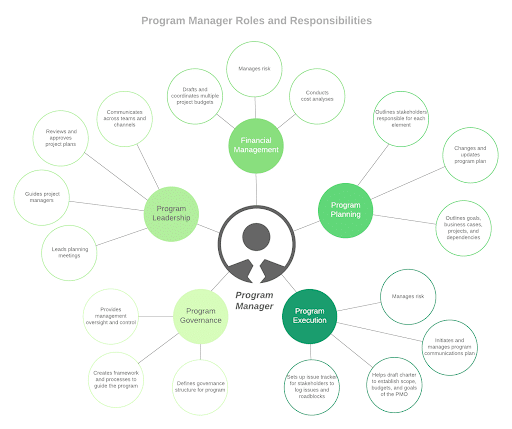 Program manager responsibilities