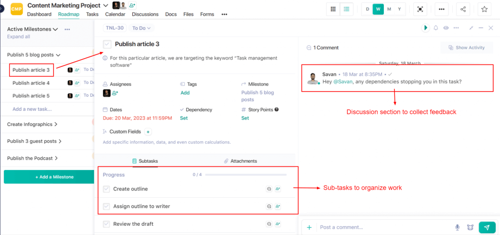 Defining a project scope in Nifty