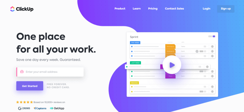 ClickUp - task management tool