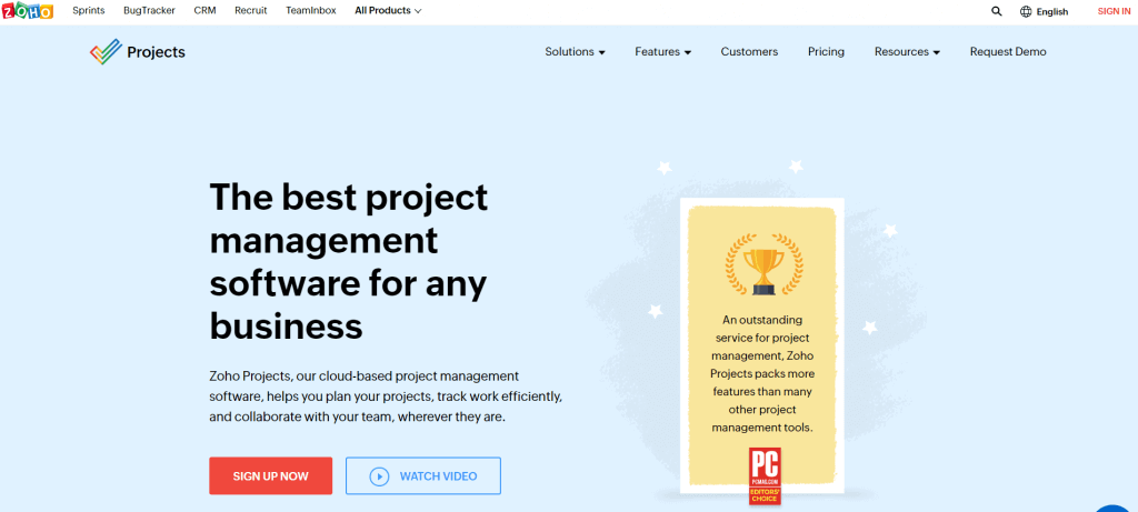 Online Task Management Software - Zoho Projects