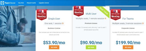 team viewer pricing