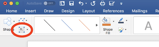 how to draw in word