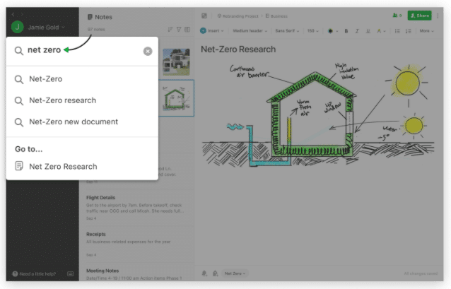 Advance Search Feature in Evernote