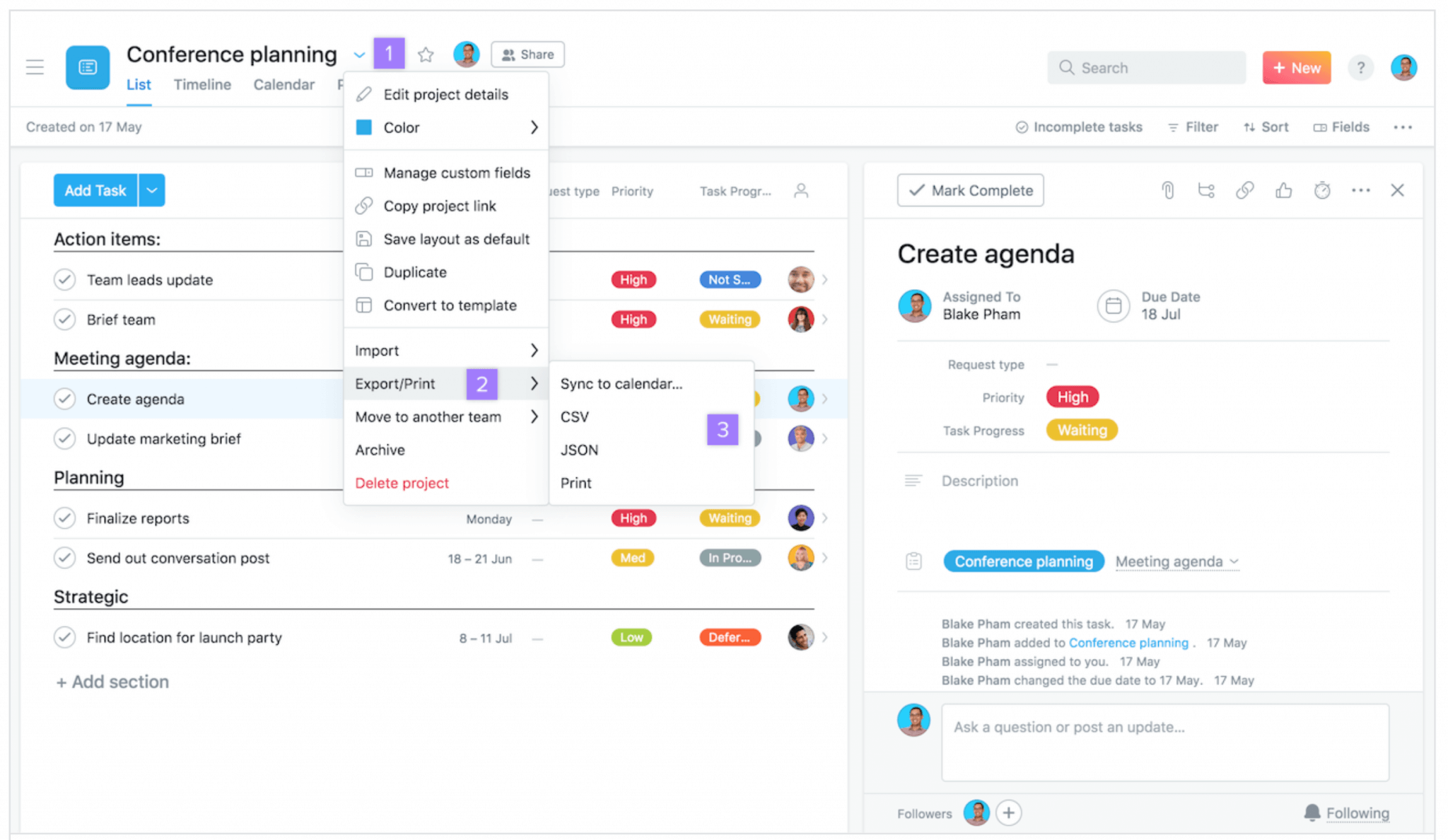 How to Export Data from Asana | Nifty Blog