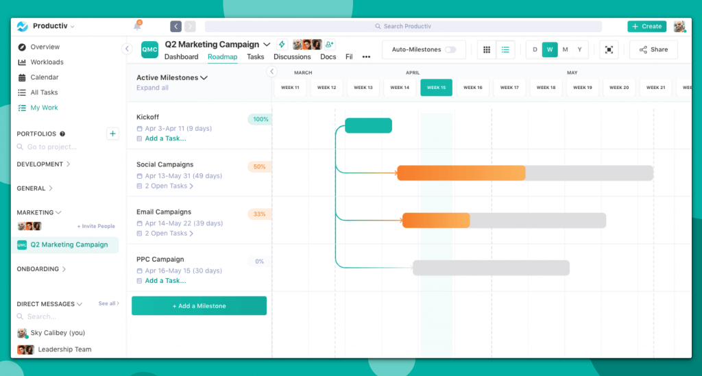Nifty: Best Project Management Software Tools for Small Teams