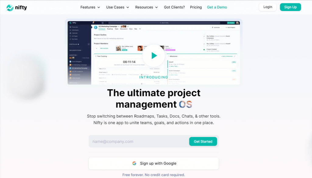 Nifty_ Project Management Software for Law Firms