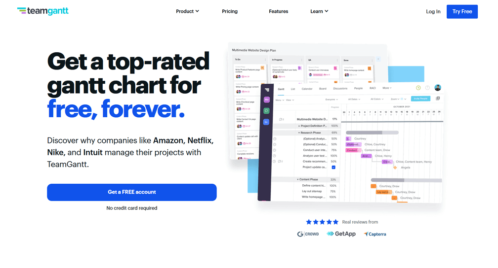 Top project management tools for small business - Teamgantt