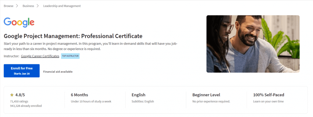 Google-Project-Management-Professional-Certificate-Coursera