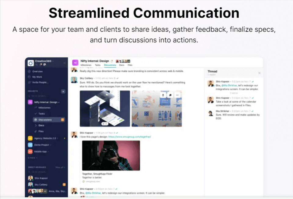 streamline communication with Nifty