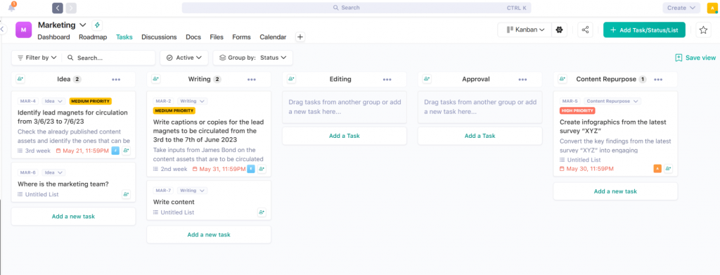 Task Lists
