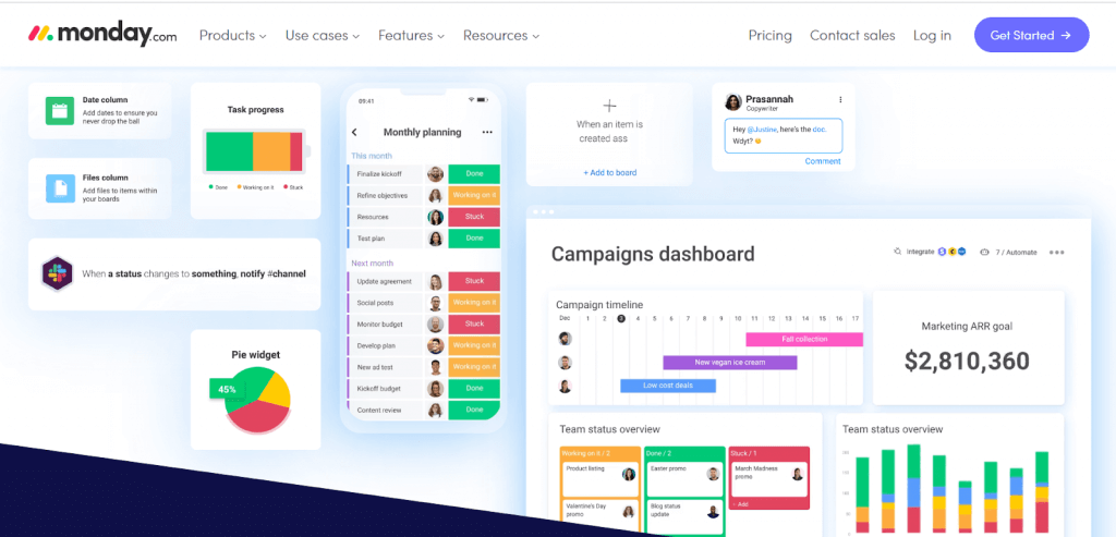 Monday.com - one of the best agile project management tools