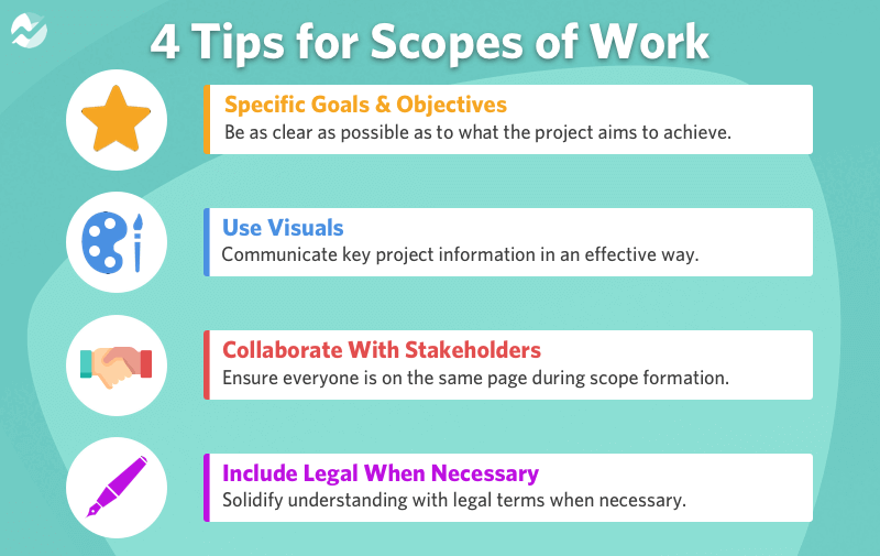 Scope of work Tips 