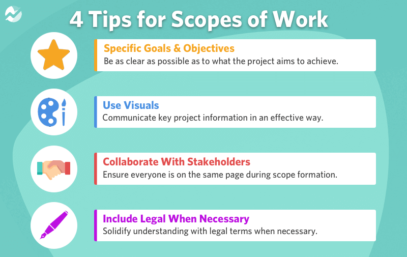 Scope of work Tips