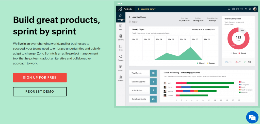 Zoho Sprints