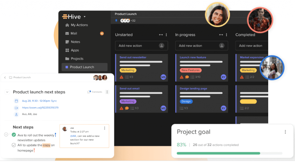 Hive - A free project management software