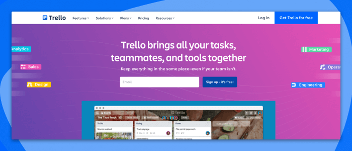 Trello - A free project management tool