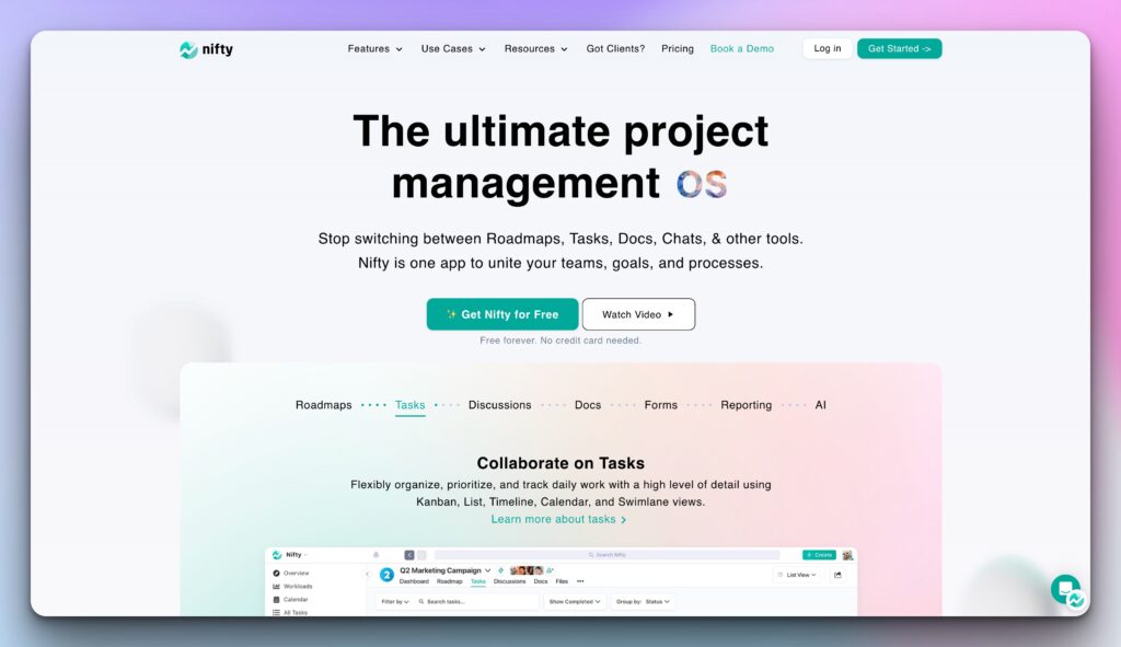 ultimate free project management software