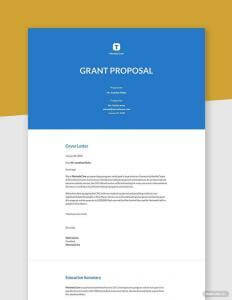 Nonprofit project proposal template