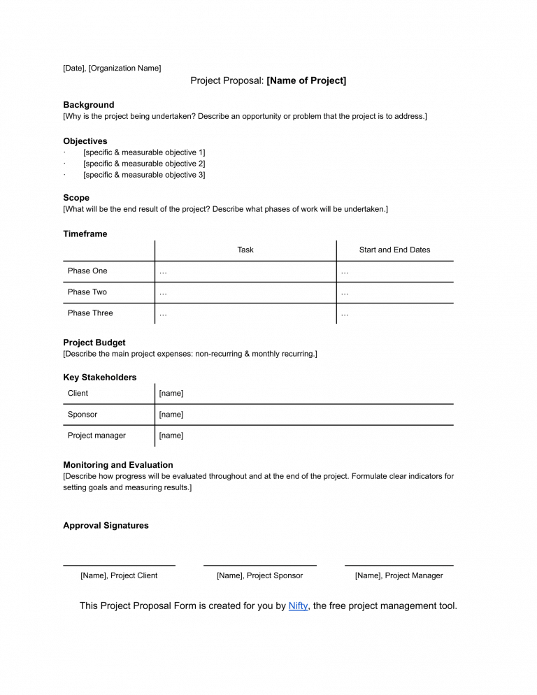 How To Write A Project Proposal In 2023 Examples Templates 