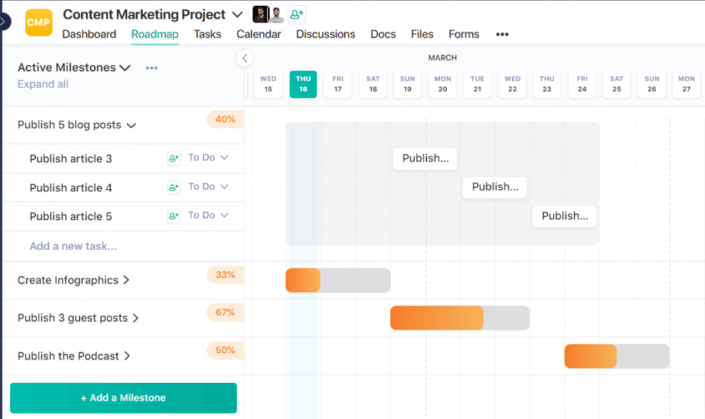 Project deliverables example