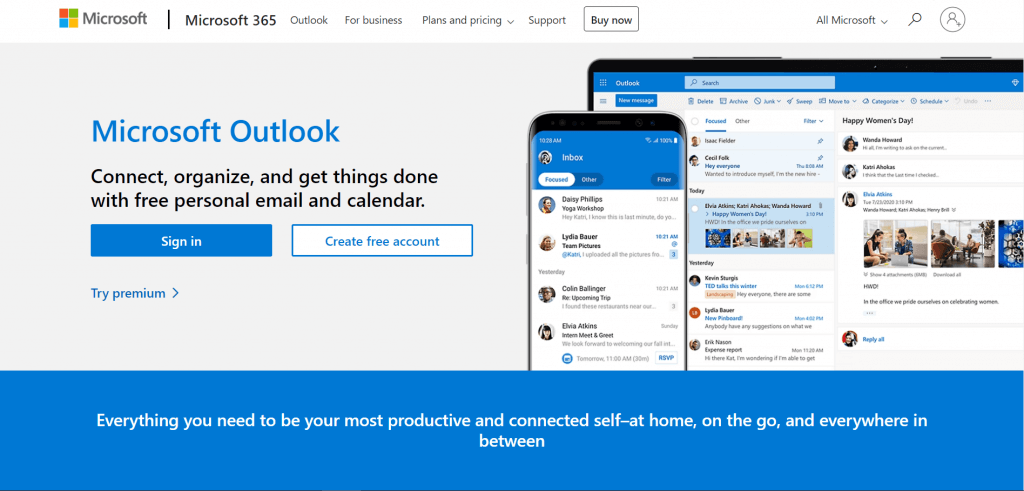 Microsoft Outlook Calendar