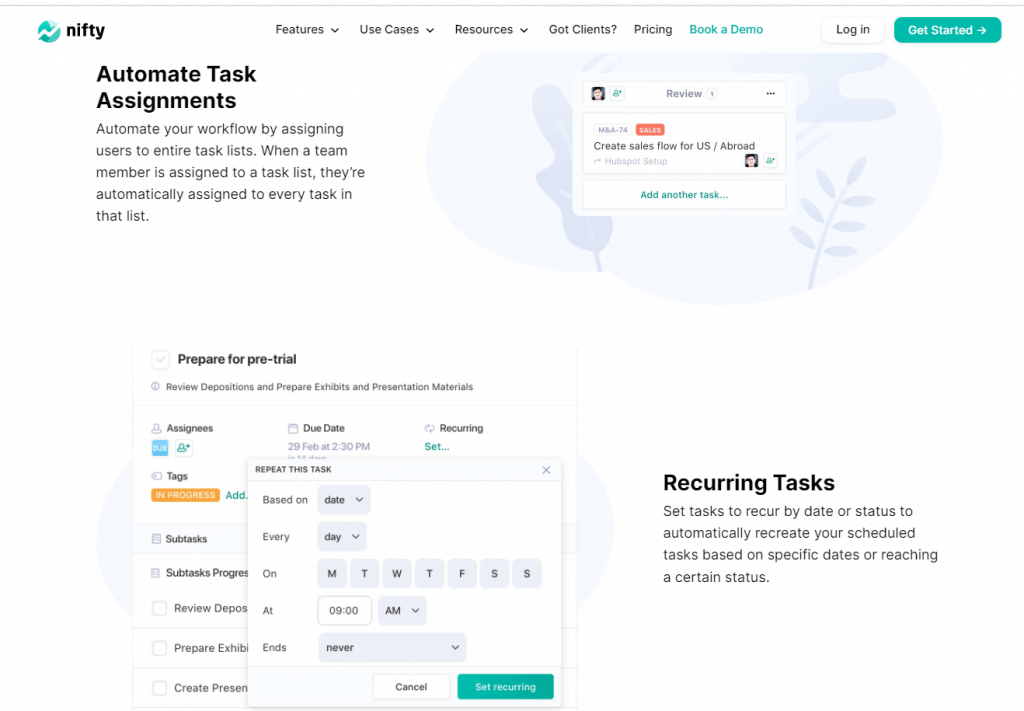  Repetitive Tasks and Task Management