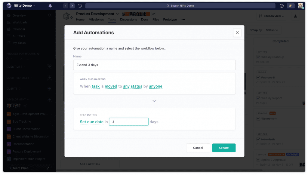 Automation in Nifty