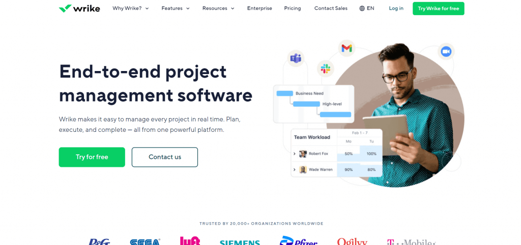 Wrike, an easy to use project management software