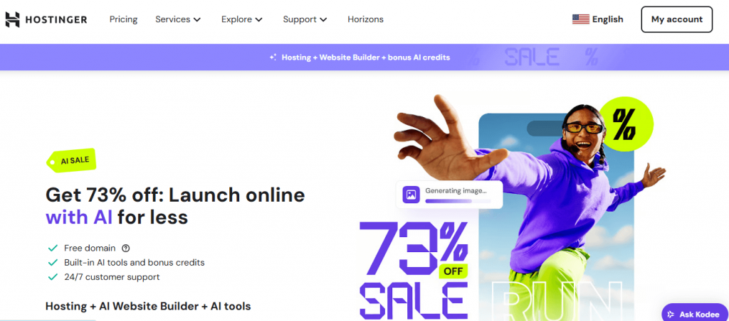 Hostinger AI Website Builder