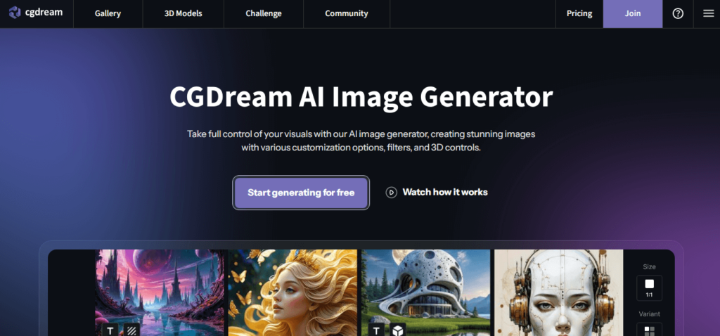 CGDream - AI Image Generator