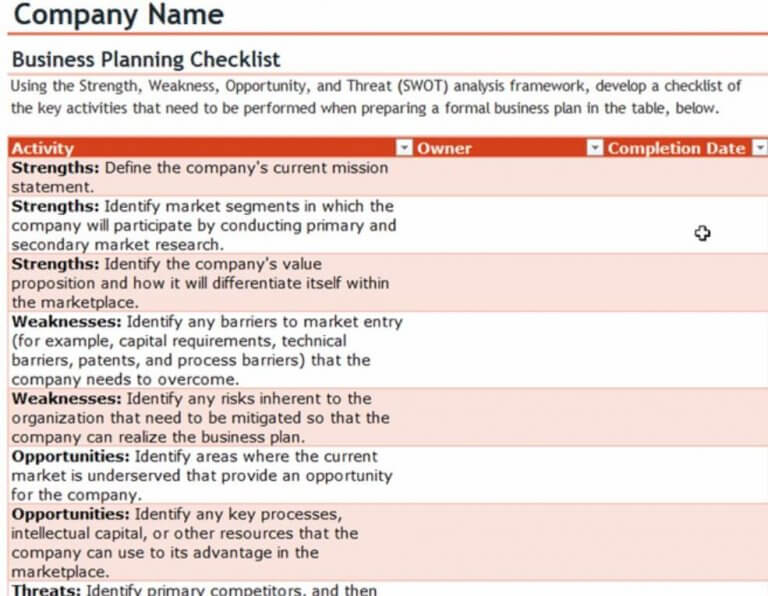 Free Swot Analysis Templates In Nifty Docs Excel