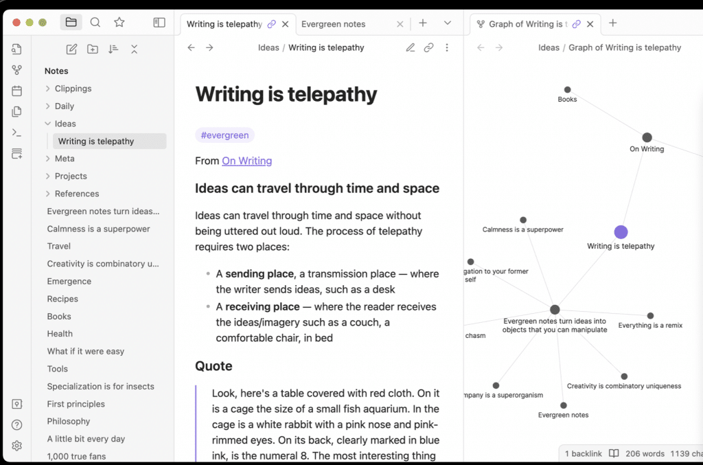 Best Note taking app for researchers and writers