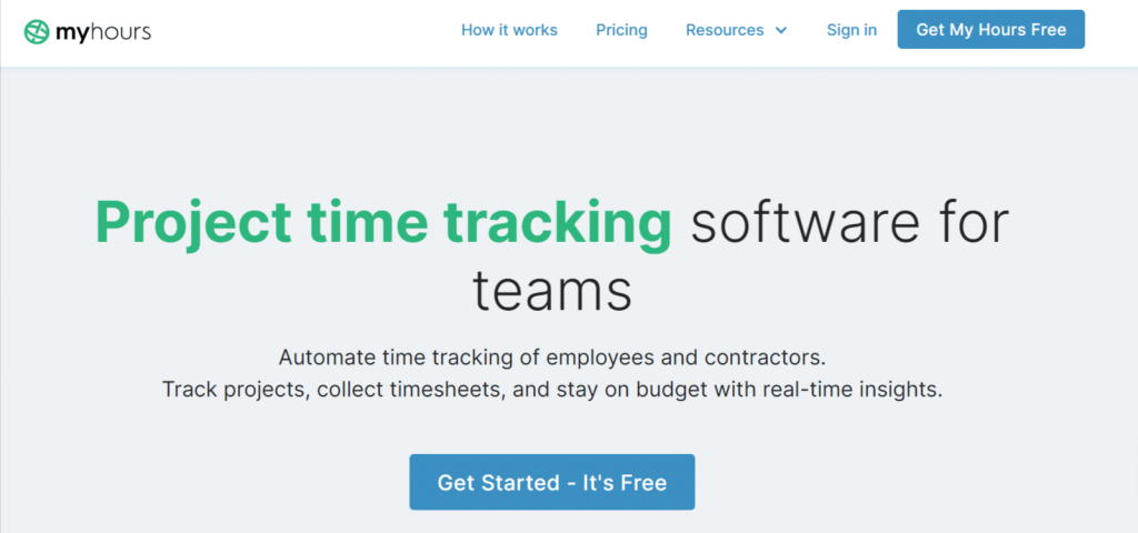 myhours, time tracking app