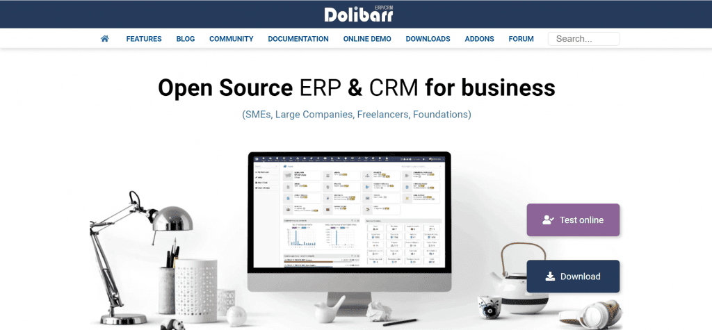 Dolibarr ERP CRM, open source ERP software