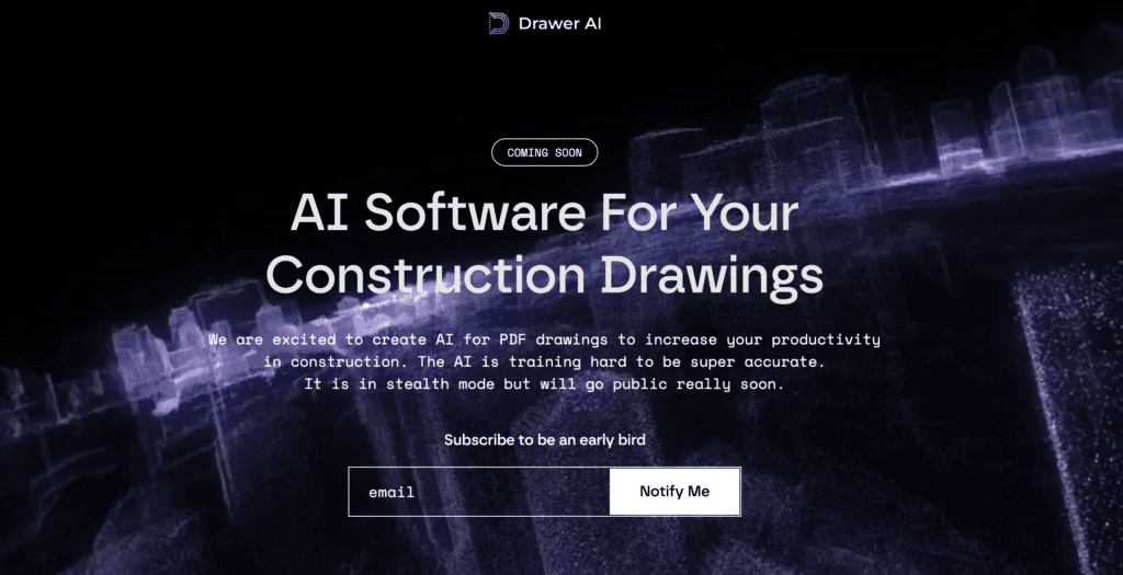 Drawer AI, AI software for construction drawing