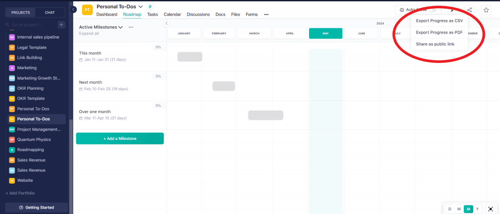 export gantt charts from Nifty