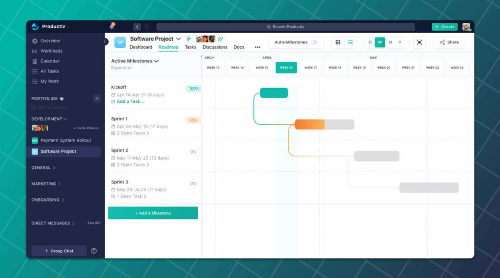 Nifty Development Schedule Template