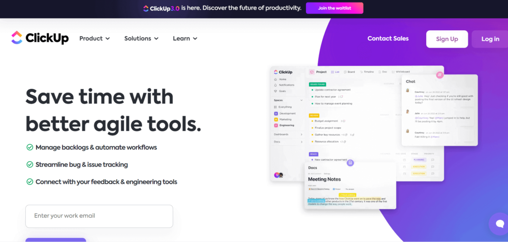 ClickUp - project management platform