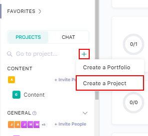 Nifty - Create a Project