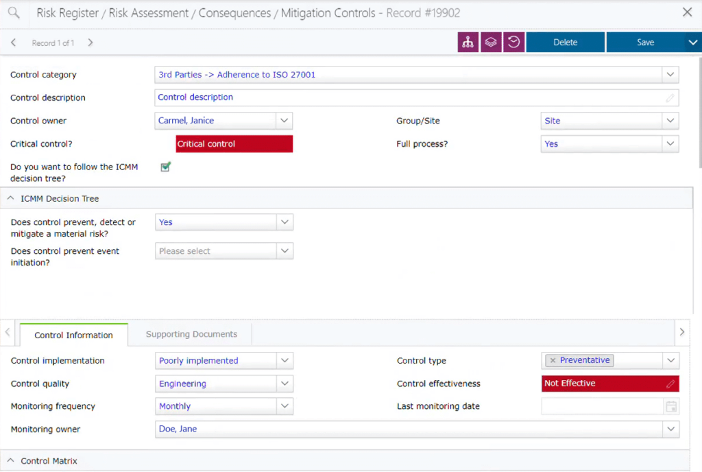 IsoMetrix-Risk Management Software