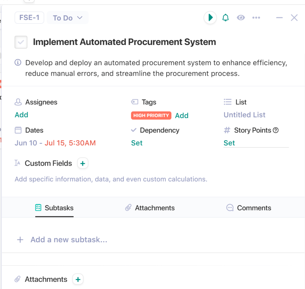 Nifty-Automated Procurement System