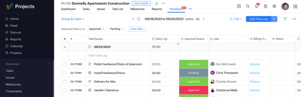 Zoho Projects