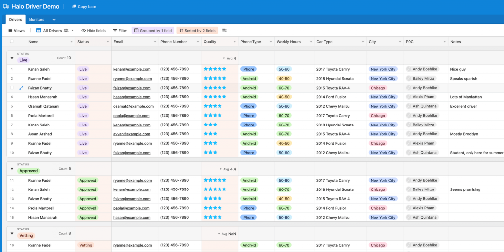 Airtable-CRM for Startups