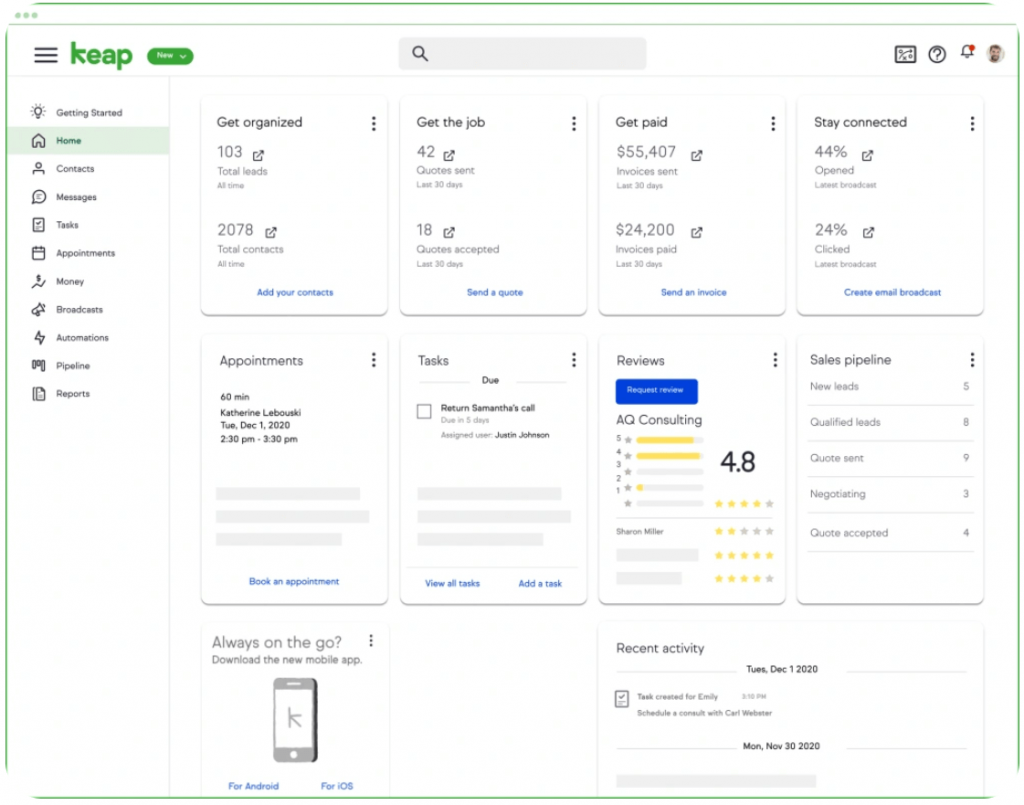 Keap - CRM for Small Businesses